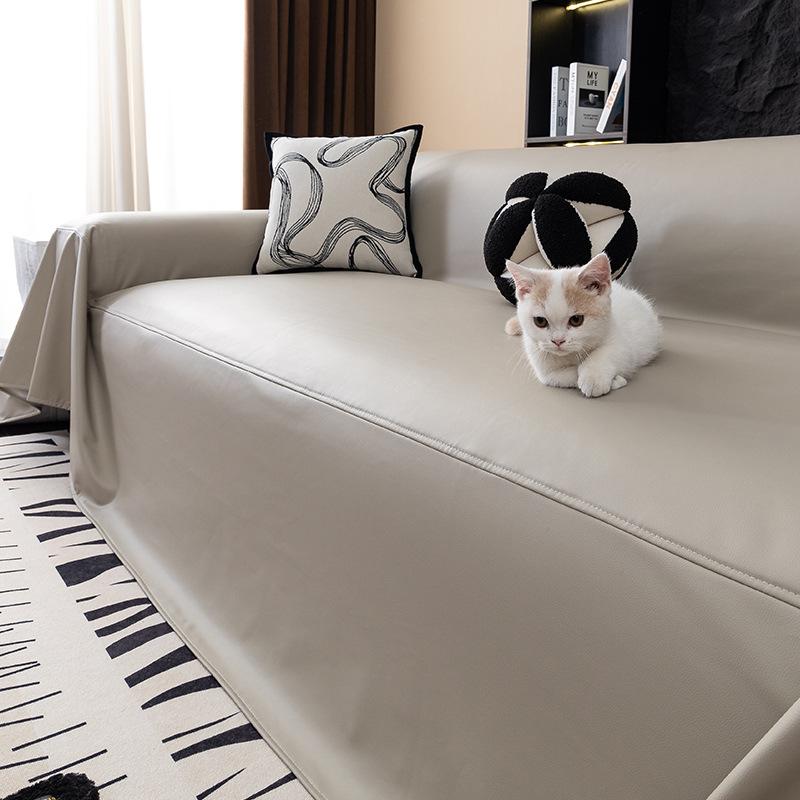 Nowy styl pokrowca na sofę Wodoodporna bariera na mocz Lekka luksusowa stylowa, kompleksowa osłona sofy Antypoślizgowa dla kotów Ręcznik na sofę