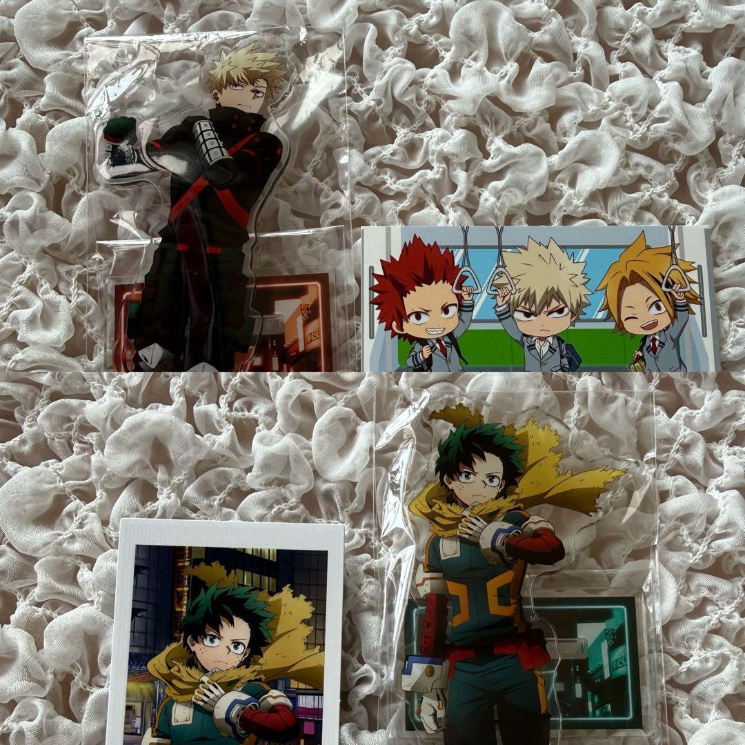 Used Heroaka Katsuki Bakugou Izuku Midoriya Acrylic Stand Tokyu Collaboration