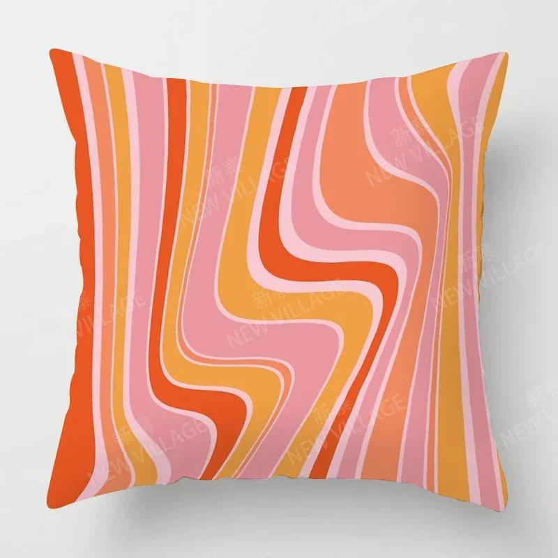 Nordic Fall Home Decor Autumn Throw Pillow Case Sofa Cushion Cover Modern   Geometry