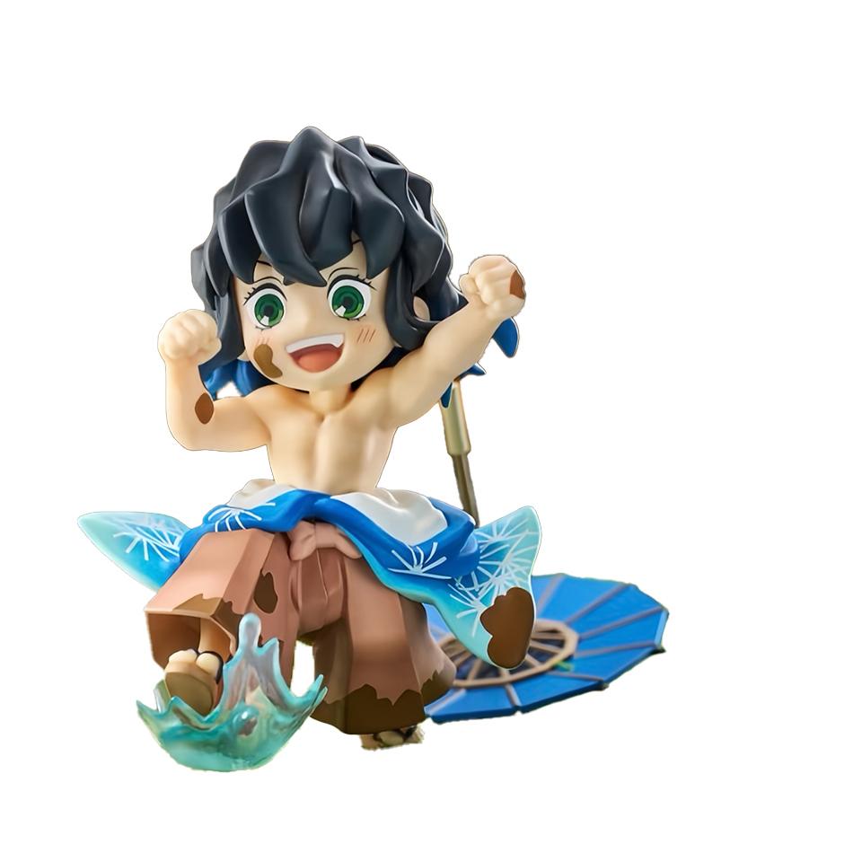Demon Slayer Kimetsu No Yaiba Plum Rain Mystery Blind Box Tanjirou Nezuko Zenitsu Inosuke Collectible Toy Gift For Manga Lovers