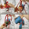 Adjustable Bird Harness with 78.7 Inch Leash, Outdoor Flying Training Rope Kit for Bird Parrots, Parrot Flying Rope Straps Outdoor Training Traction