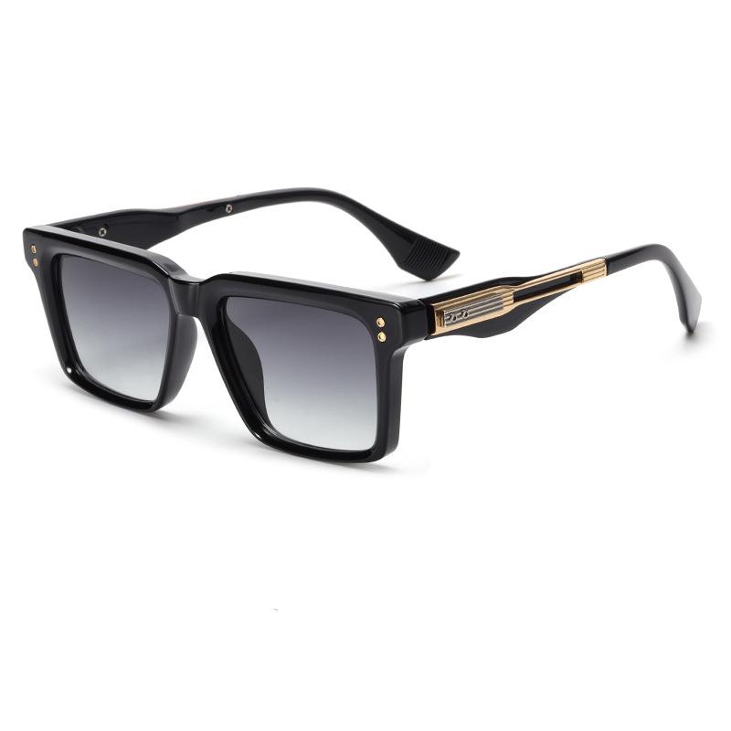 European and American trends box anti-ultraviolet sunglasses female Internet celebrities personalized street shot anti-blue glasses