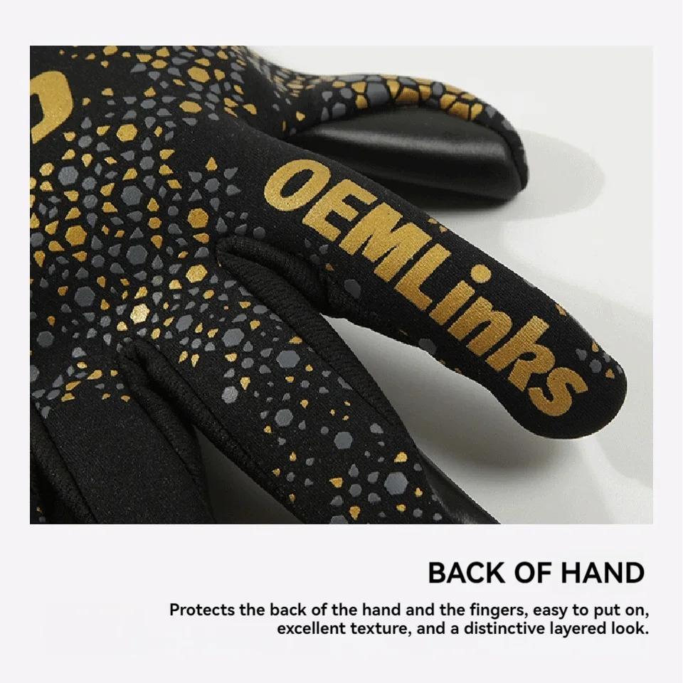 GOBYGO Child Professional Goalkeeper Gloves Football Sports Finger Protect Anti-slip Training Adult Soccer Goalkeeper Gloves