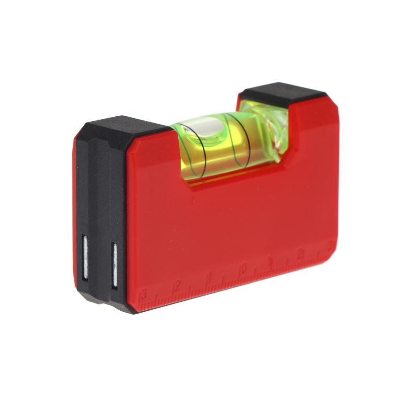 Mini Pocket Level Magnetic Horizontal Leveler Woodworking Portable Bubbles Ruler Level Inspection Tools