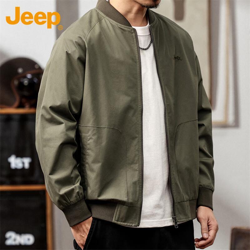 JEEP Men's Loose-fit Autumn/Winter Bomber Jacket