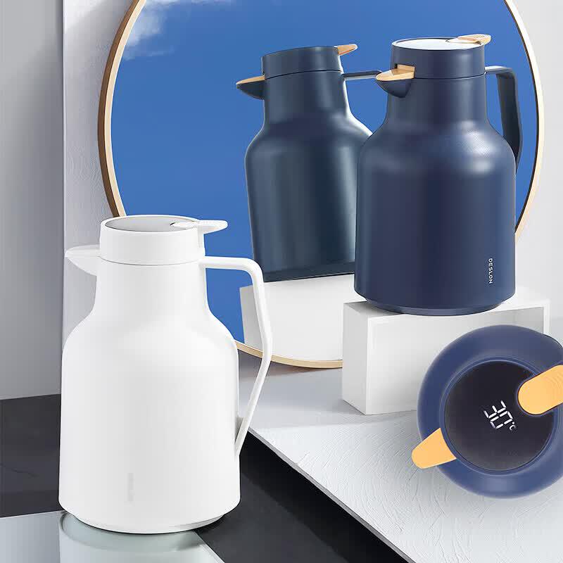 DESLON Smart Touchscreen Temperature Display Insulated Thermos