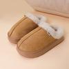 2025 new home thermal cotton slippers autumn and winter plush indoor winter thick-bottomed home slippers