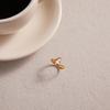 Yori New Delicate Shiny CNC Cubic Zirconia Ring High Quality 18K Gold PVD Plated Stainless Steel Finger Jewelry Gift