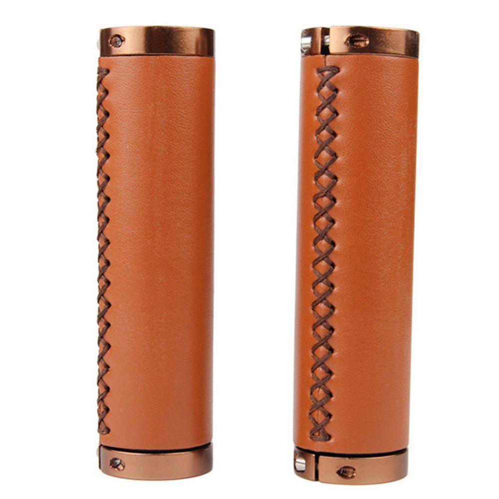 Cover MTB Cuffs Mountain Bike Grip Cover Bike Cowhide Grips Bicycle Handle Grips Bike Retro Grips