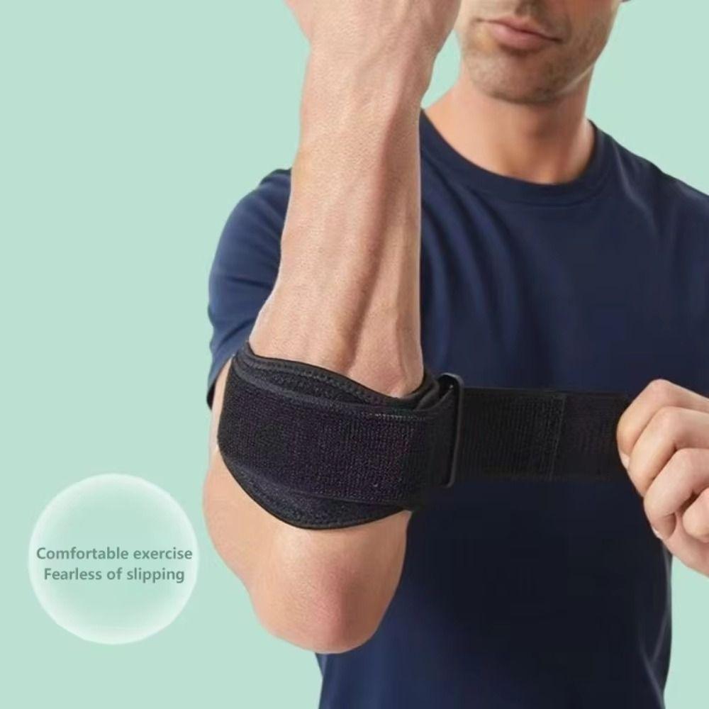 Compression Adjustable Elbow Brace Breathable Support Elbow Pads Tennis Elbow Strap  Golf Ball