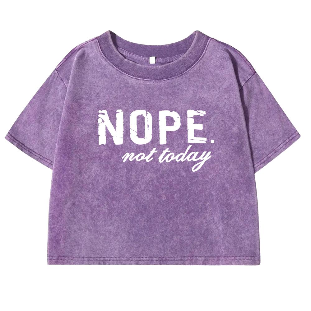 

Нет Не Сегодня Принт Буквами Женская Футболка Выстиранная Мягкая Повседневная С Коротким Рукавом Уличные Футболки Спортивная Ретро Футболка L