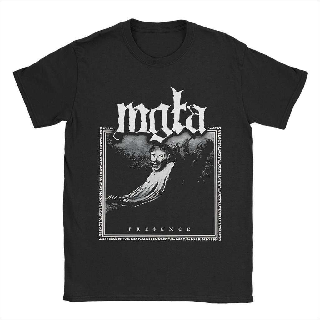Men Women Mgla Balck Metal Band T Shirt Pure Cotton Print Tee Shirts Clothing Outfits