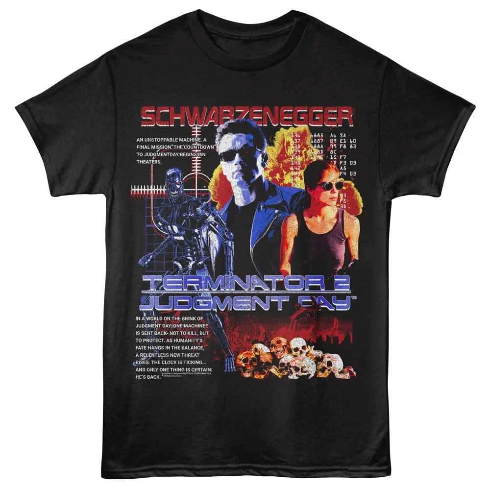 Terminator 2 - Judgment Day Explosive Collage - Black - Unisex Children s T-shirt 100