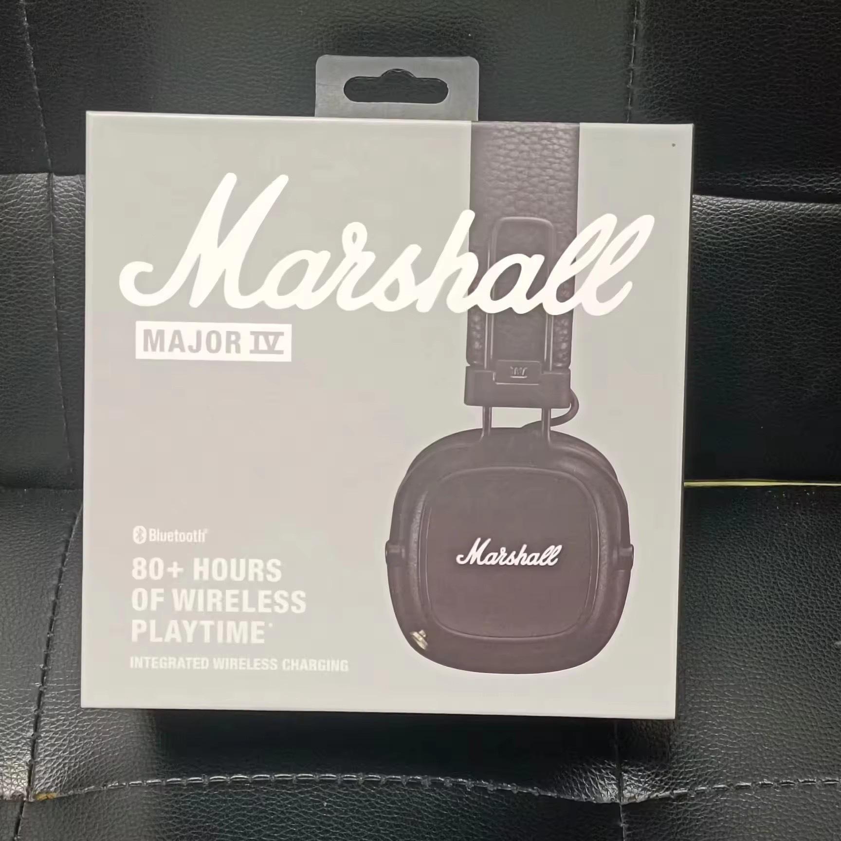 

Marshall Навушники Bluetooth з шумозаглушенням, повнорозмірні, четвертого покоління, преміум-класу коричневий