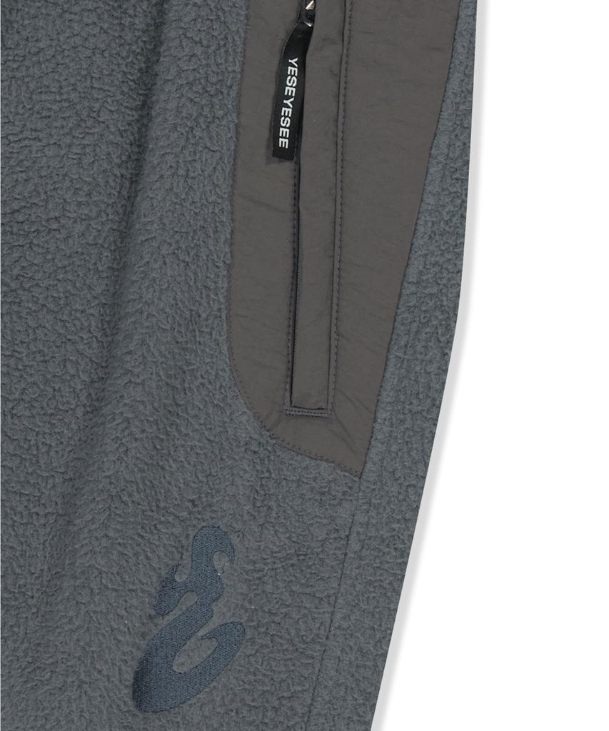 YESEYESEE Boa Fleece Nomadic Pants Charcoal