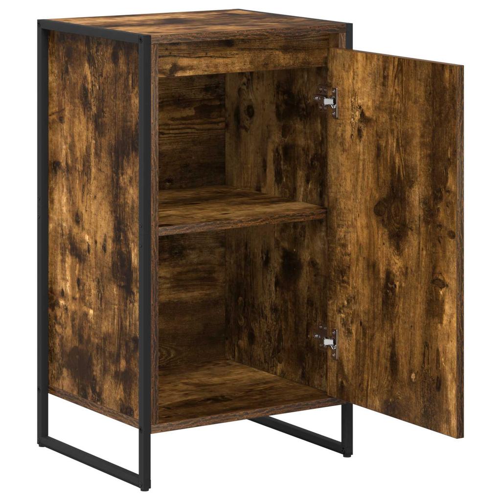 Sideboard Smoked Oak 43 x 36 x 75.5 cm Engineered Wood