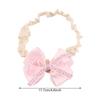 Infant Lace Headband Pairs  with Not  Slip Socks Fashionable Baby Lace Headband Socks Perfect for Photoshoots & Parties