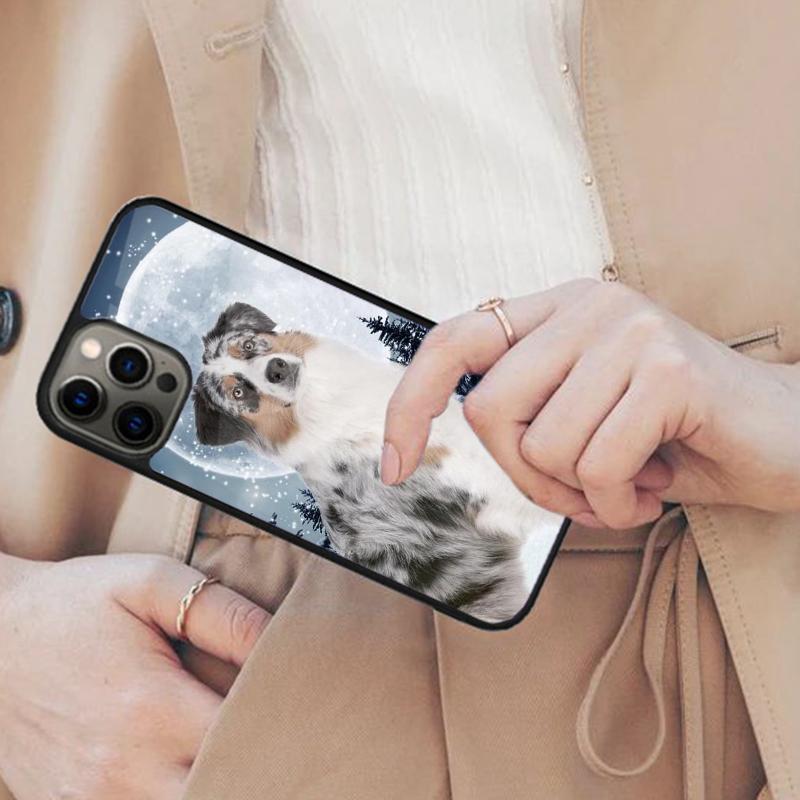 

Australian Shepherd Dog Magnetic Phone Case For APPLE iPhone 17 Air 16 14 13 12 Pro Max 15 Plus Wireless Charge MagSafe Cover iPhone 14