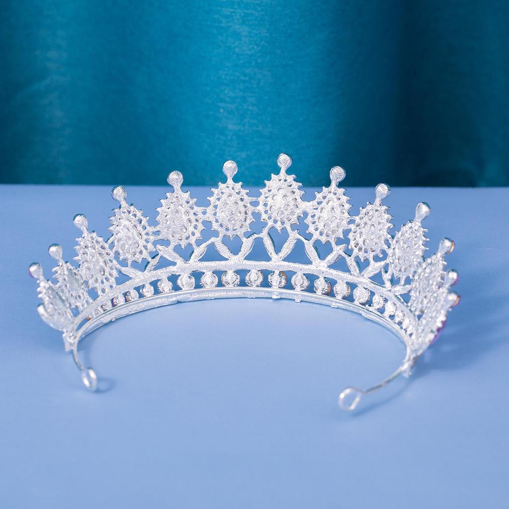 European & American Bridal Crown Headdress - Princess Style Evening Gown Hair Accessories