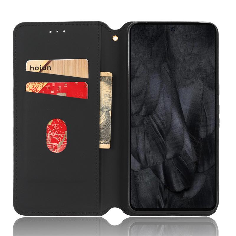 Leather Protective Drop-proof Stand Case with Card Holder for Google Pixel 8 Pro