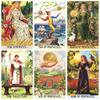 Tarot: Exquisite Painterly Illustration Deck - 78 Pcs Art Divination Cards 10.3*6cm - Tarot Gift Set for Witches