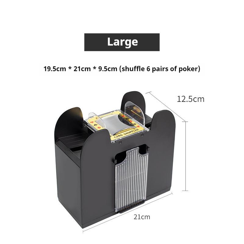 Manual / Automatic Card Shuffler, Hand Shuffler, Card Shuffler for Blackjack, UNO, Poker, Playing Card Dealer Machine - Casino
