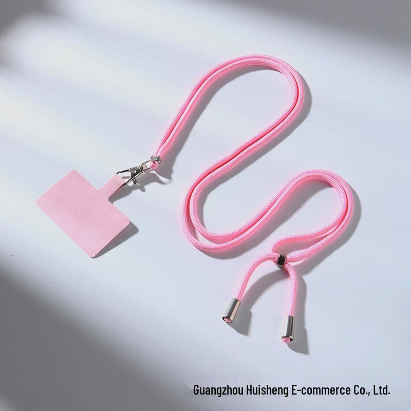 Mobile Phone Lanyard Neck/Crossbody/Wrist Strap with Clip and ID Holder - Anti-Lost Woven Design