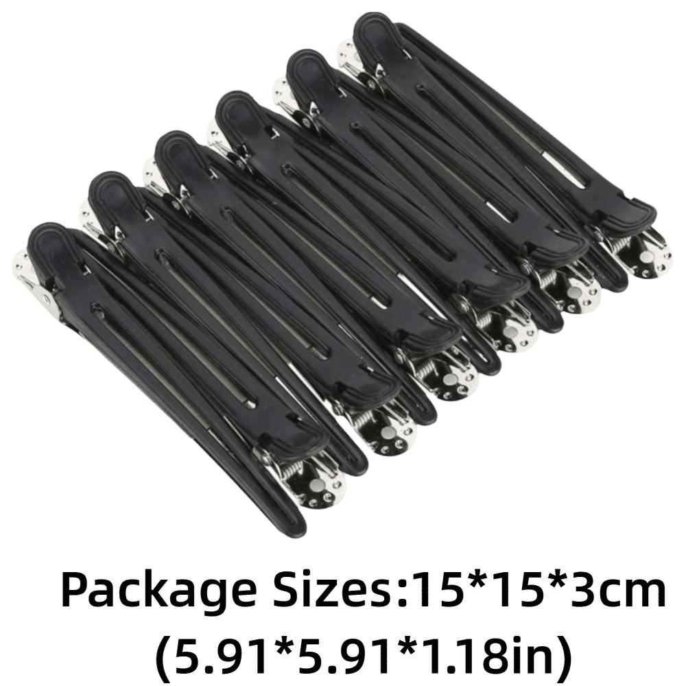 24pcs Black Positioning Hairpin Creaseless Hair Salon Accessories Duckbill Clip Hair Salon