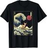 Funny Chihuahua Japanese Kanagawa Wave Funny Surf Dog Gift Unisex T-Shirt