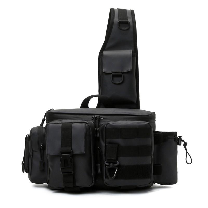 Multi-Functional Fishing Waist Pack Men Women Waterproof Shoulder Bag Outdoor Camping Photography Gear Storage