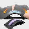 Yousheng Lumbar Stretcher Back Stretcher, Adjustable Lower Back Pain Relief Massager with Magnetic Therapy & Massage Points, Ergonomic 26 Curve Spine