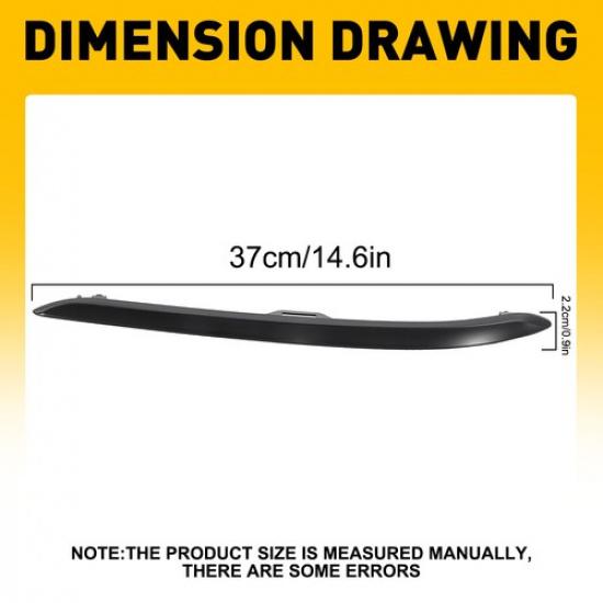 For - Honda Pilot Front Side Bumper Trims Pair Left Right LH RH Black