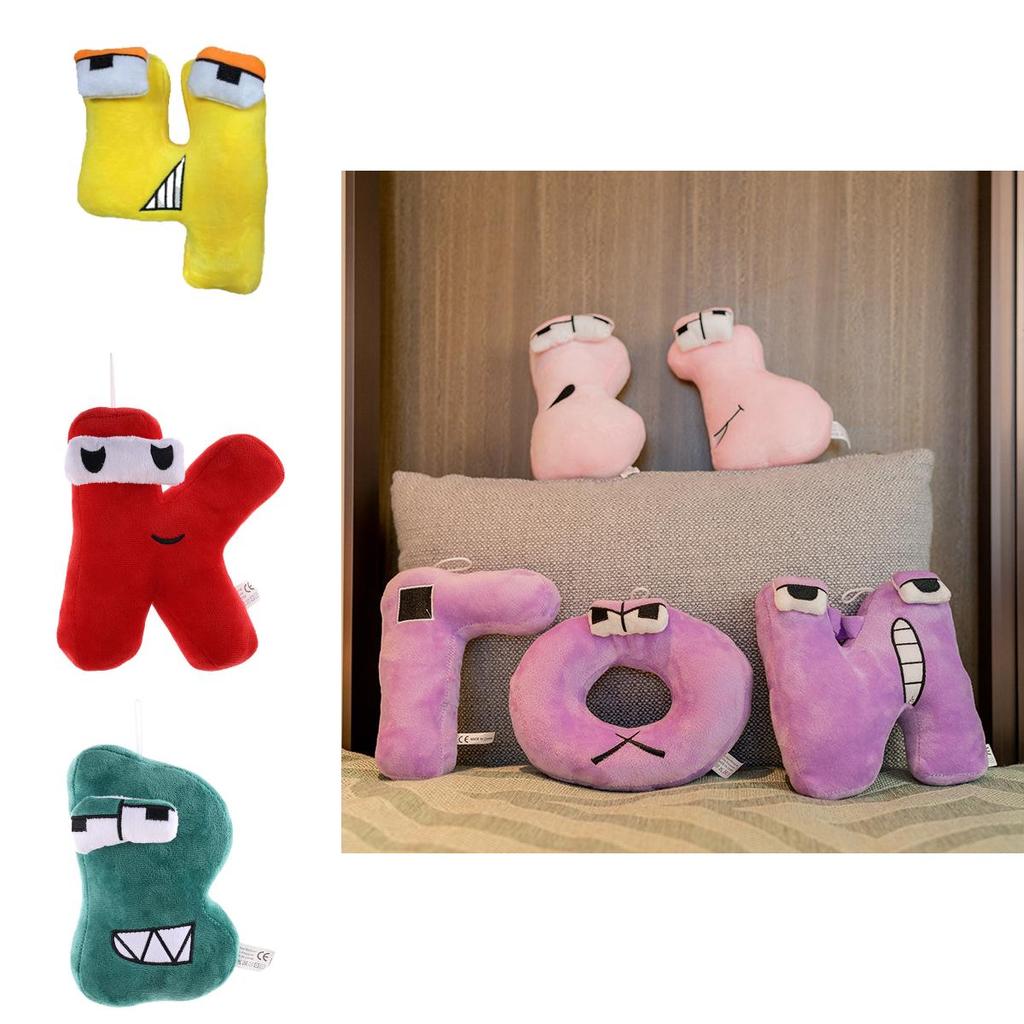 Alphabet Lore Russian Letter Plush Toy Pillow For Kids Soft And Cuddly Stuffed Animal Doll
