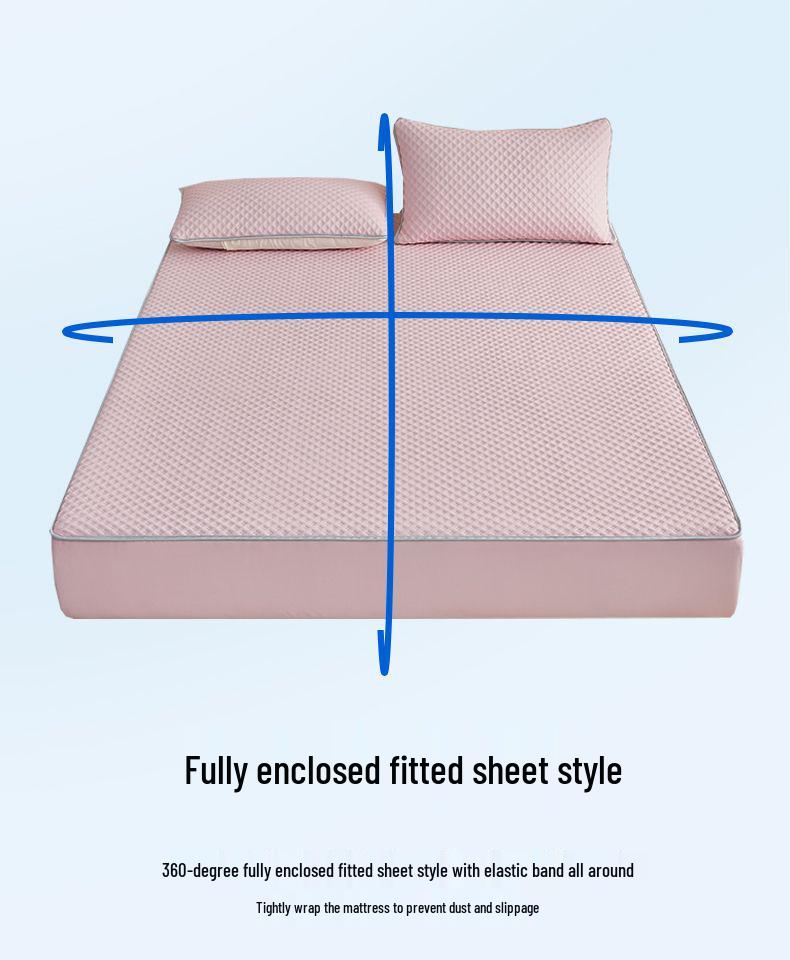 Hot Item: Ice Bean Cool Non-Slip Bed Sheet - Soft Summer Ice Silk Mat for Students