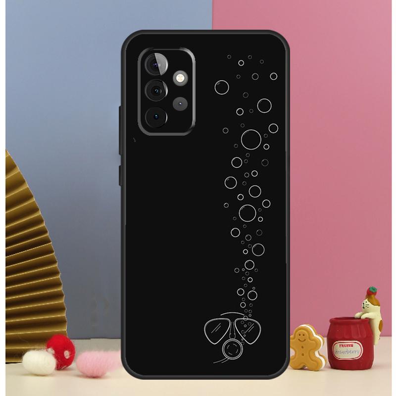 Scuba Diver Diving Case For Samsung Galaxy A52 A72 A13 A33 A53 A14 A24 A34 A54 A15 A25 A51 A71 A12 A32 Cover