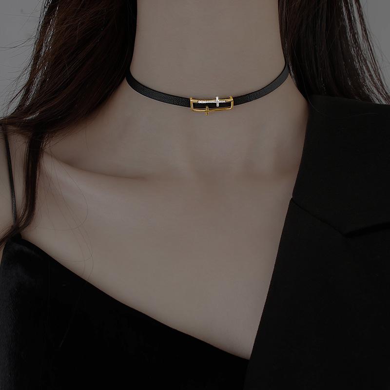 Jewelry Black Collar Light Luxury Niche Simple Chain Personalized Jewelry