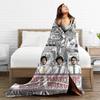 Tally Hall Decken Rockmusik Band Reise Flanell Überwurfdecke Warm Weich Outdoor Design Tagesdecke Geburtstagsgeschenk