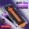 For Infinix Smart 20 10 Plus 9 8 7 Note 50 40 30 Pro 12 G96 Hot 60i 50i 40i 30i 11s 10s 5G Full Cover Privacy Install Tempered Glass Screen Protector
