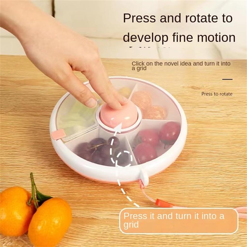 Rotating Storage Children Portable Melon Candy Organizer Storage Boxes Snack Container For Kids