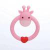 Silicone Baby Teether Set: Giraffe, Round Ring & Little Deer Toys
