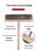 Stainless Steel Long Handle Wire Brush: Stiff Bristles for Scrubbing Tile, Cement, Moss, Rust Removal, and More