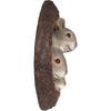 Garden Squirrel Tree Hugger Outdoor Tree Hole Statues Tree Face Decoration