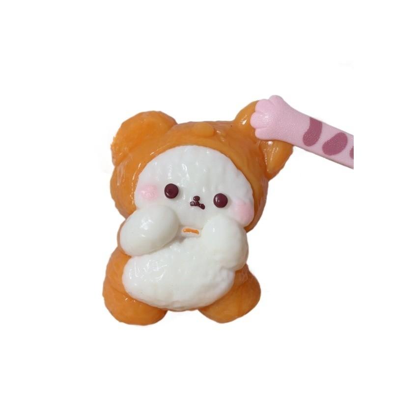 Tpr Stress Relief Toy With Cute Bear Face For Kids And Teens