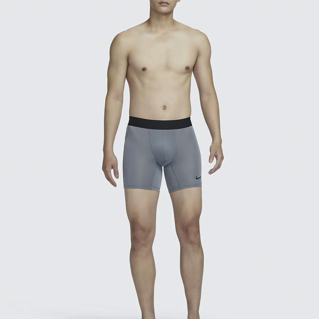 Nike Pro Dri-FIT Solid Tight Training Shorts Men Bottoms Grey FB7959-084