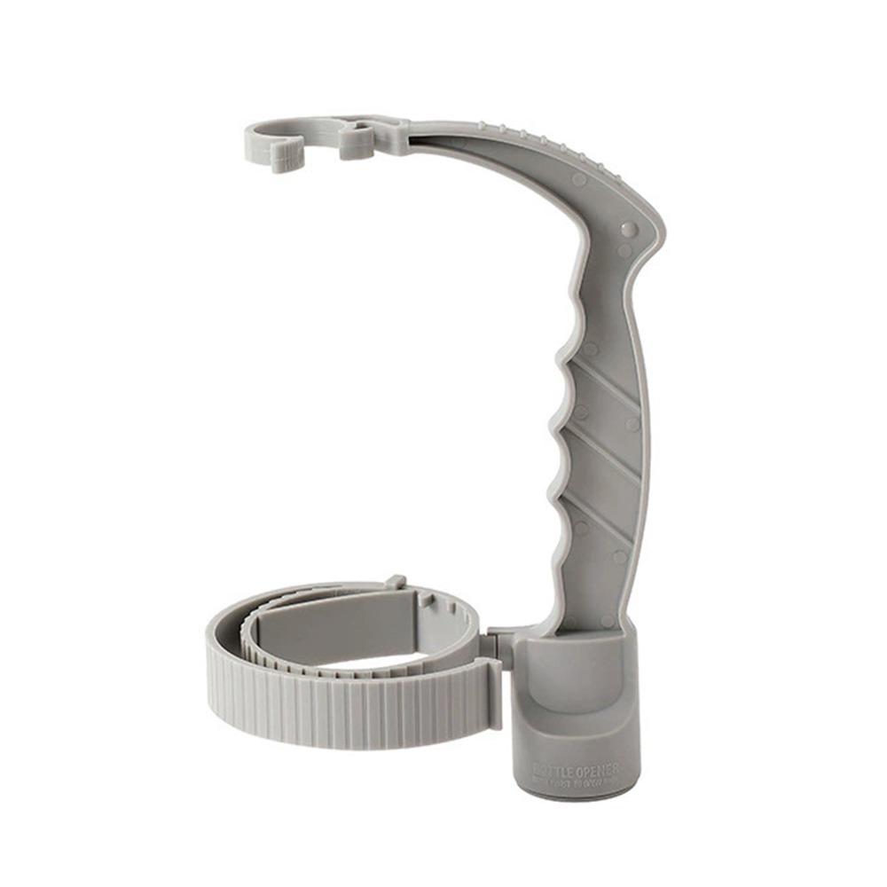 

New Adjustable Beverage Handle Storage Rack Oil Pot with Lemon Cover Pour Beverage Handles Multi-purpose Drink Bottle Grip Bar сірий