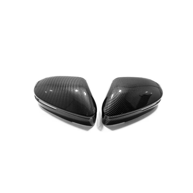 For Toyota Crown -2025 Car Sticker Rearview Side Mirror Cover Wing Cap Exterior Door Rear View Case Trim Carbon Fiber Look