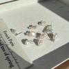 Všestranné módní přírodní silné světlo barevné barokní perly speciální tvarované rozbité stříbrné náušnice do uší vynikající s diamanty jednoduché a všestranné