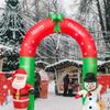 8FT Vánoční nafukovací Santa Claus a sněhulák Arch Yard Dekorace Holiday Home Decorations Yard