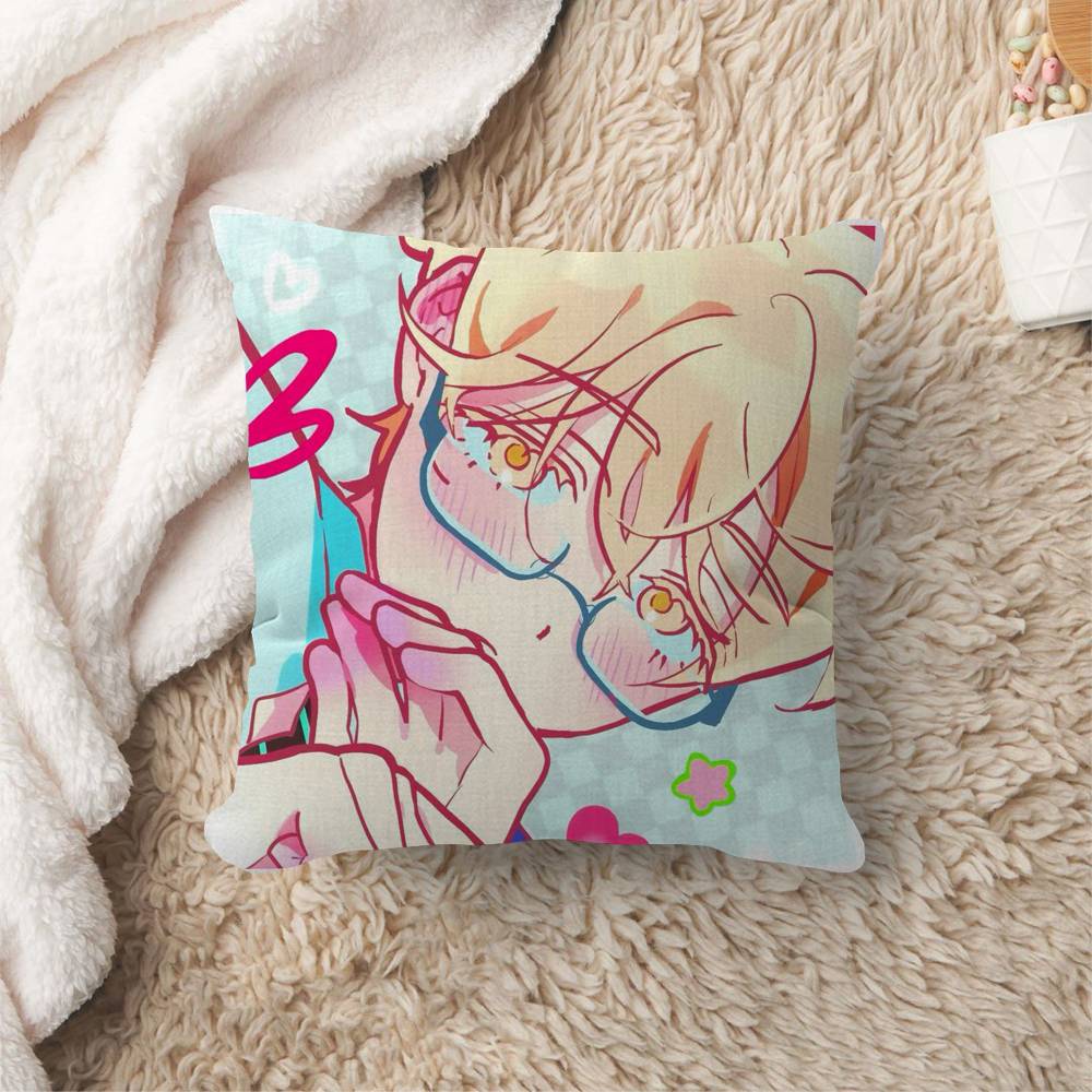 Cute Anime ALIEN STAGE Mizi Sua Ivan Maple Design Cushion Cover Happy Autumn Harvest Decor Holiday Decorati Pillow Cover