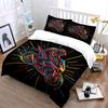Dynamic Rider With Vibrant Streaks Duvet Cover Set With 3D Printing Design Soft Polyester Bedding Set All-Season Comfort